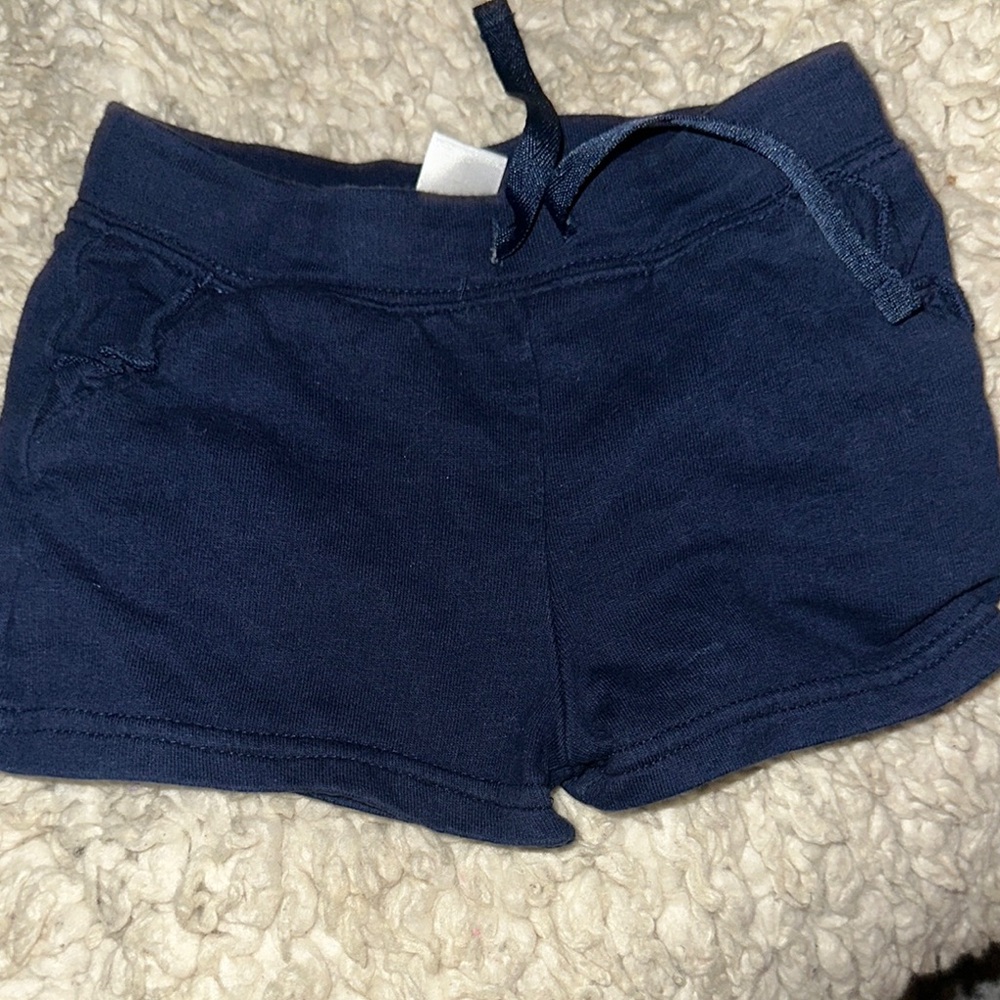 Navy Blue Kids Size 18M Carters Shorts.